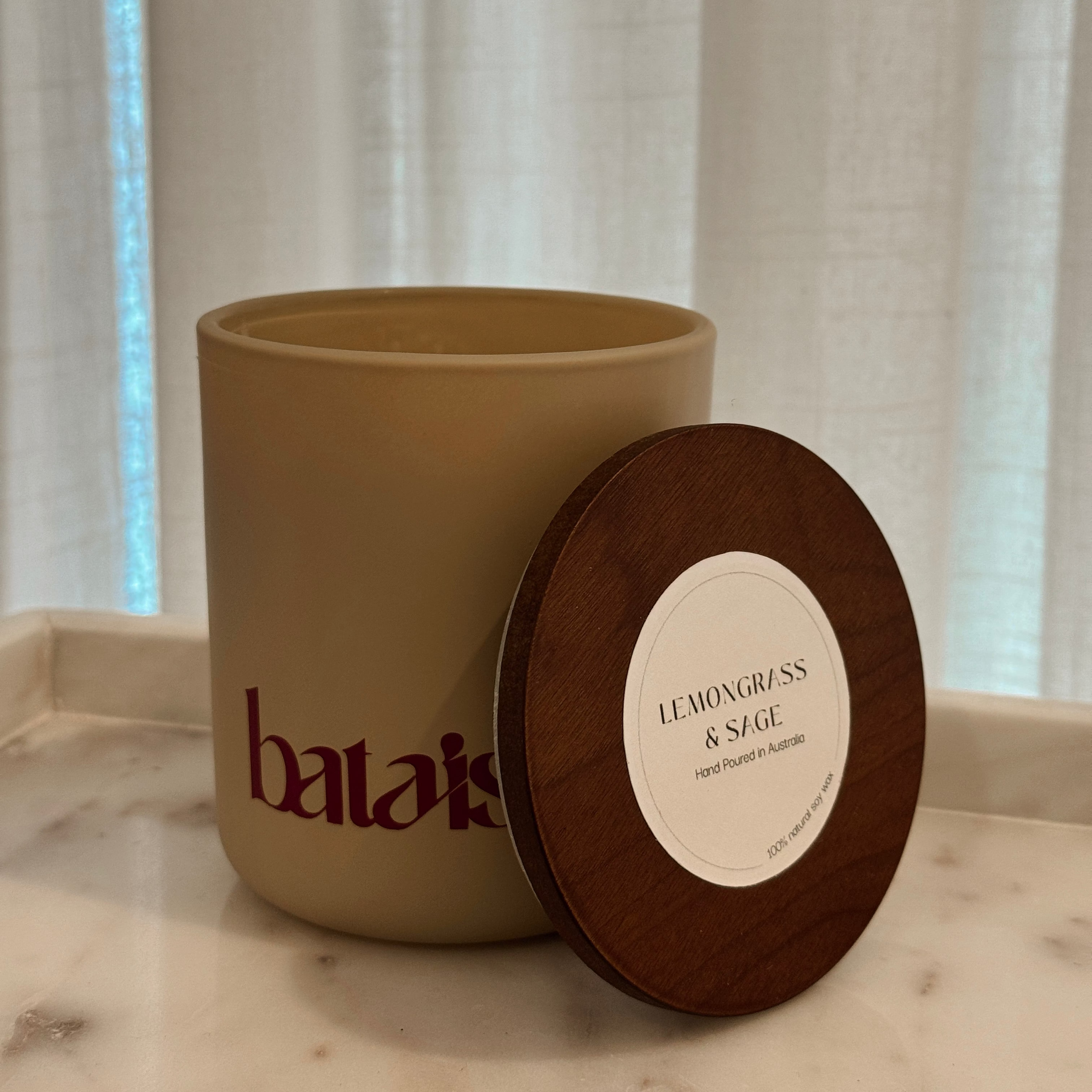 Lemongrass & Sage Scented Candle - 270g