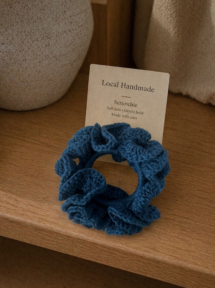 The Batais Scrunchie - Blue